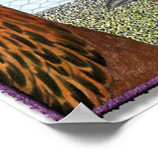 Poster Attaque de coq (Coin)