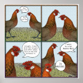 Poster Attaque de coq (Devant)