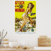 Poster Attaque de la femme de 50 pieds (Cuisine)