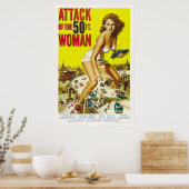 Poster Attaque de la femme de 50 pieds (Cuisine)