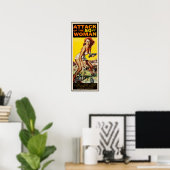 Poster Attaque de la femme de 50 pieds (1958) (Bureau à domicile)