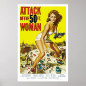 Poster Attaque de la femme de 50ft (Devant)
