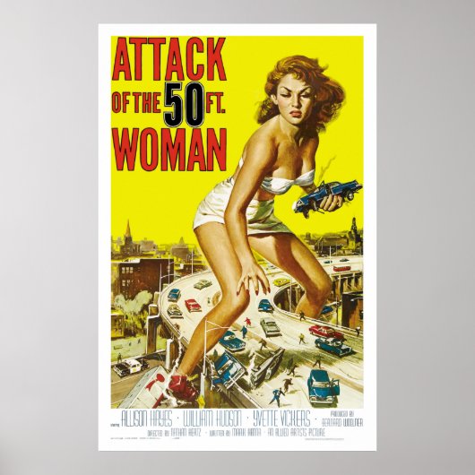Poster Attaque de la femme de 50ft (Devant)