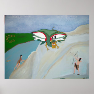 Poster Attaque de l'oiseau Piasa
