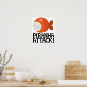 Poster attaque de piranha ! (Cuisine)