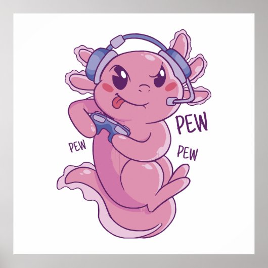 Poster Attaque du défi Axolotl (Devant)