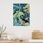 Poster Attaque en mer (Cuisine)