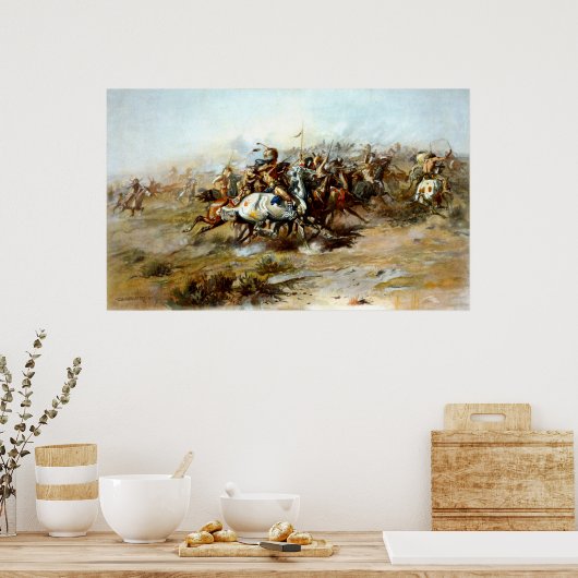 Poster Attaque indienne (Cuisine)