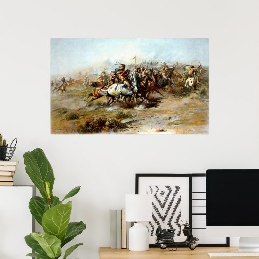 Poster Attaque indienne (Bureau à domicile)