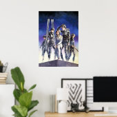 Poster Attaque sur la couverture de Titan Manga (Bureau à domicile)