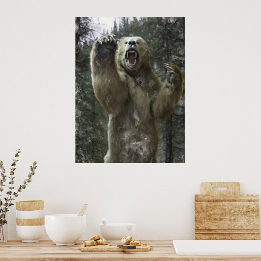 POSTER ATTAQUE SUR LE SENTIER (Cuisine)