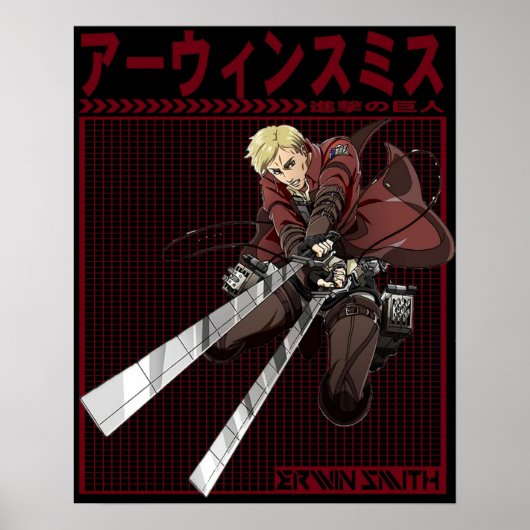 POSTER ATTAQUE SUR TITAN ERWIN SMITH (Devant)