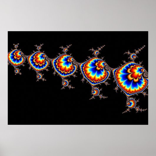Poster Attaque Ufo - Art Fractal (Devant)