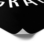 Poster Atteignez de Plus Grandes Choses Pun Fromage Drôle (Coin)