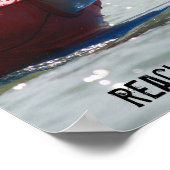 Poster Atteignez vos Objectifs - Surf (Coin)