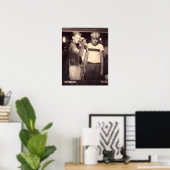 Poster atteindre la cible et gagner une poupée kewpie (Bureau à domicile)