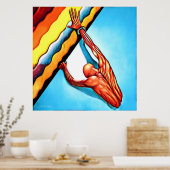 Poster Atteindre La Plage (Cuisine)