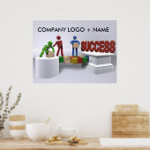 Poster Atteindre l'affiche de succès (Cuisine)