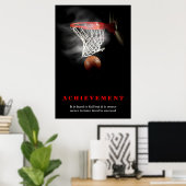 Poster Atteindre le basket-ball (Bureau à domicile)