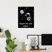 Poster Atteindre L'Espace Étoiles (Bureau à domicile)