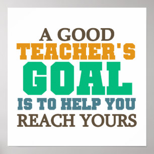 Poster Atteindre vos objectifs