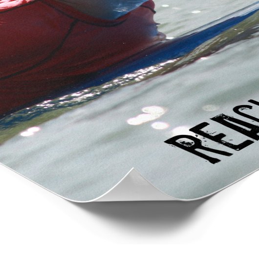 Poster Atteindre vos objectifs - Surf (Coin)