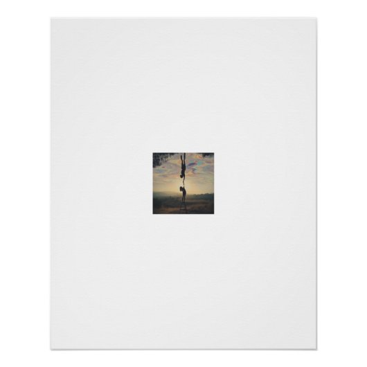 Poster Atteindre votre reflet à l'envers (Devant)