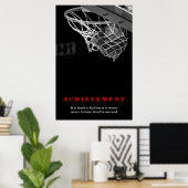 Poster Atteinte Motivationnelle Basketball (Bureau à domicile)