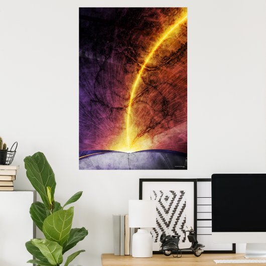 Poster Attendez (Bureau à domicile)