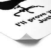 Poster Attendez Et Voir L'Affiche Drôle (Coin)