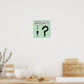 Poster Attendez, quoi? Humour de grammaire (Cuisine)