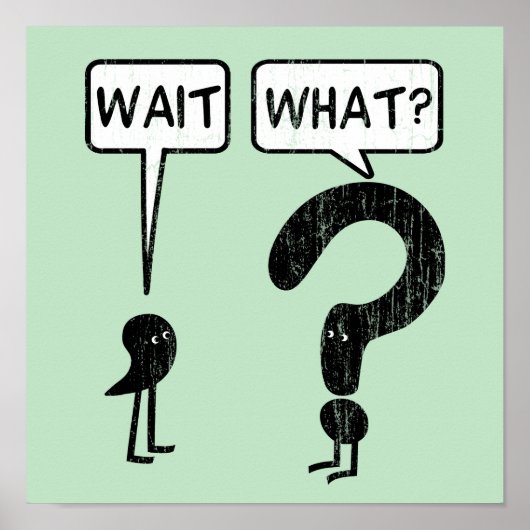 Poster Attendez, quoi? Humour de grammaire (Devant)