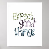 Poster Attendez-vous à de bonnes choses (Devant)
