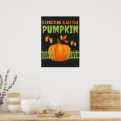 Poster Attendez-vous à un petit Citrouille Enceinte stupé (Cuisine)