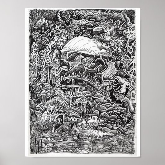 Poster Attendre l'accalmie du Maelstrom (Devant)