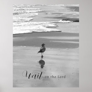 Poster Attendre sur la toile Lord Seashore Imprimer