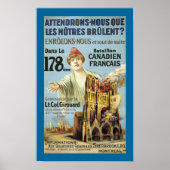Poster Attendrons-Nous (frontière) (Devant)
