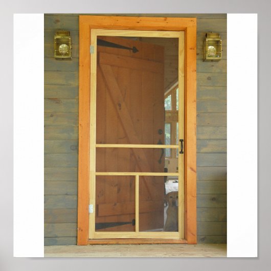 Poster Attente À La Porte (Devant)