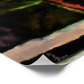 Poster Attente de la nuit dans le quartier français (Coin)