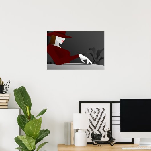 Poster Attente de problèmes pour moi (Bureau à domicile)