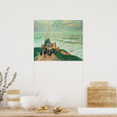 Poster Attente du retour des pêcheurs (Cuisine)
