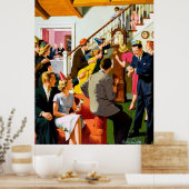 Poster Attente d'une nouvelle année (Cuisine)