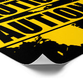 Poster Attention ! (Coin)