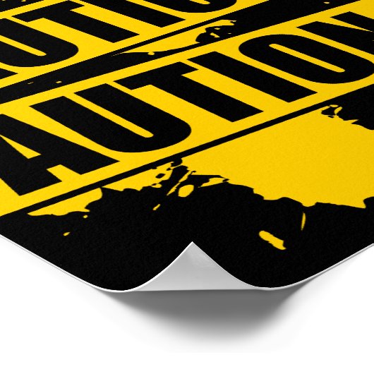 Poster Attention ! (Coin)