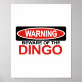 Poster Attention À Dingo (Devant)