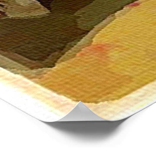 Poster Attention à la viande (Coin)