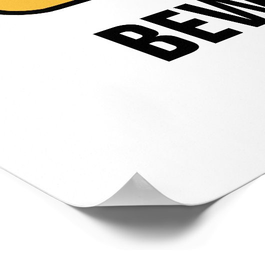 Poster Attention à Sasquatch (Coin)