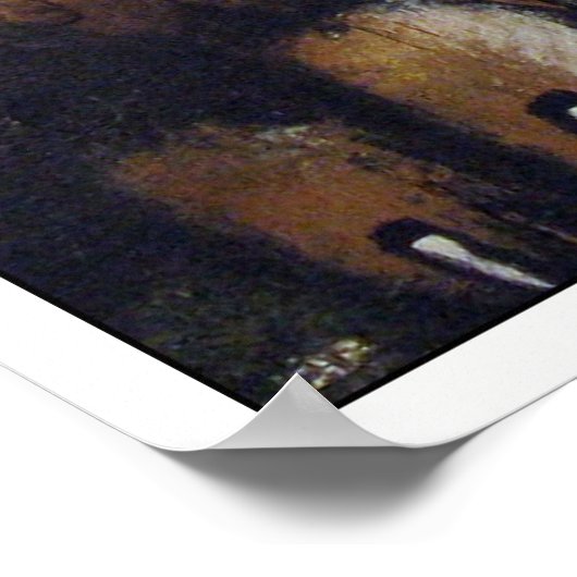 POSTER "ATTENTION AU CHIEN #2" (Coin)