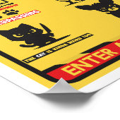 Poster Attention aux chiens (Coin)