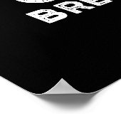 Poster Attention Brewtiful Et Hot Funny Coffee Pun Dark B (Coin)